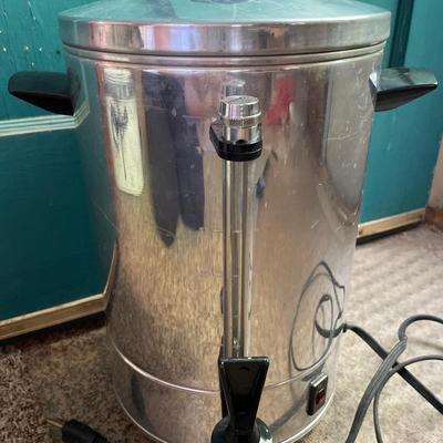 Large coffee pot with dispenser EstateSales org Large coffee pot with dispenser EstateSales org