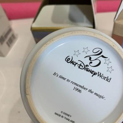 2 DisneyTheme Park Mugs in Boxes Animal Kingdom 25th Anniversary