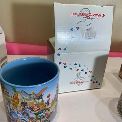 2 DisneyTheme Park Mugs in Boxes Animal Kingdom 25th Anniversary
