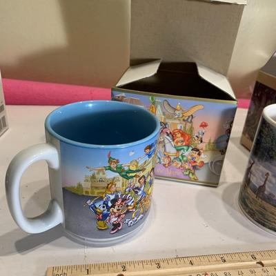 2 DisneyTheme Park Mugs in Boxes Animal Kingdom 25th Anniversary
