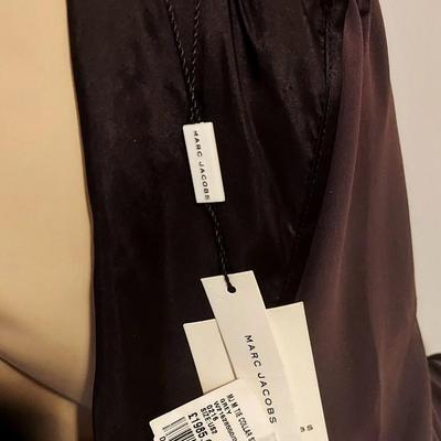 Haute Couture Marc Jacobs Silk Maxi Dress Gold Front Chain Front Tie Harrods London