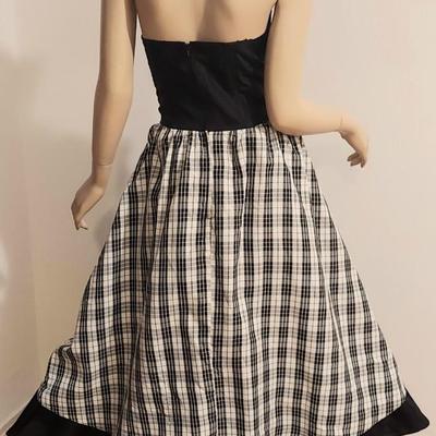 Vtg Gunne Sax Strapless Gown