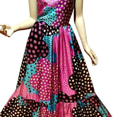 JackBryan Dupuis Maxi Sleeveless Dress Magnificent Colors Fit & Flare