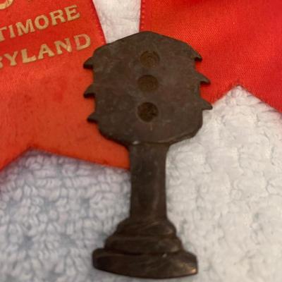 B&O Railroad Buckeye Club & Antique Switchmanâ€™s Ribbon Award Emblem