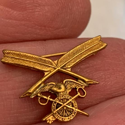 Vintage Military Pins Lot - 109 110 111 112th Infantry Eagles MP