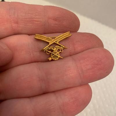 Vintage Military Pins Lot - 109 110 111 112th Infantry Eagles MP