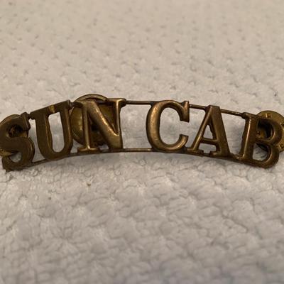 Antique Hat Pin Sun Taxi Can Company Baltimore MD