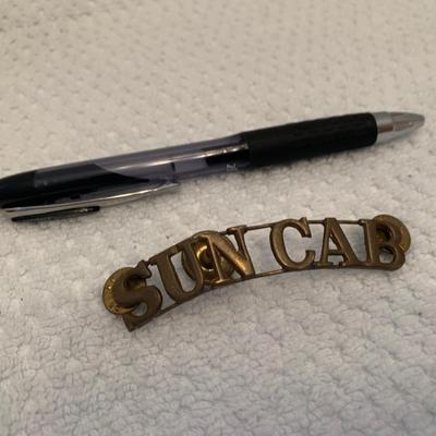 Antique Hat Pin Sun Taxi Can Company Baltimore MD