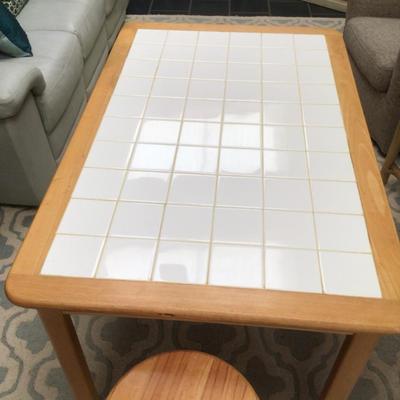 1085 Tile Top Table & Stool