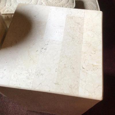 1081 Faux Marble Pedastal Stands
