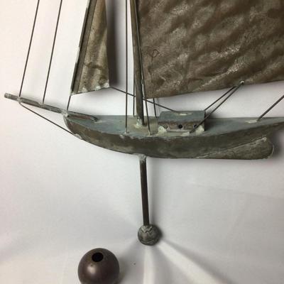 1079 Sailboat Weathervane