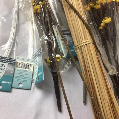 1078 Faux Floral Supply Lot