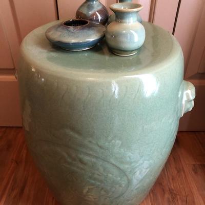 1077 Asian Decor Garden Seat