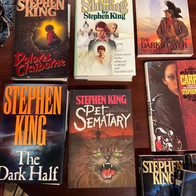 Stephen King Hardback And Paperback.