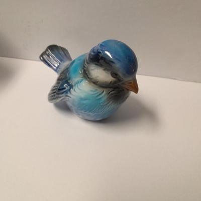Two Goebel Germany blue birds with a Lakeside walk Scented candle