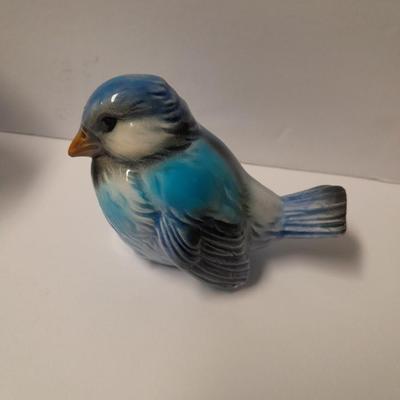 Two Goebel Germany blue birds with a Lakeside walk Scented candle