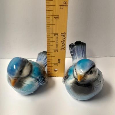 Two Goebel Germany blue birds with a Lakeside walk Scented candle