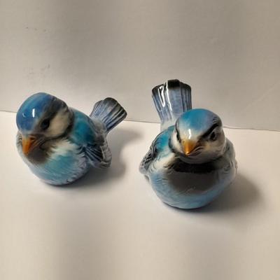 Two Goebel Germany blue birds with a Lakeside walk Scented candle