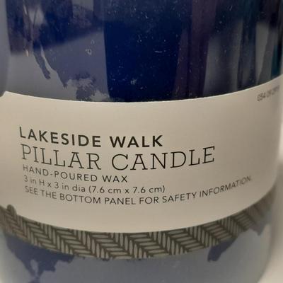 Two Goebel Germany blue birds with a Lakeside walk Scented candle