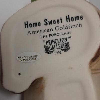 Whodunit? Spring Planting Garden themed Porcelain Bird figures