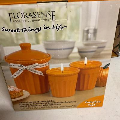 FLORASENSE CANDLES, NEW IN BOX