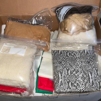 Large Box Of Material.