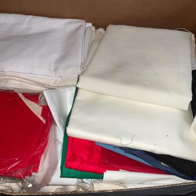 Large Box Of Material.