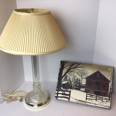 1048 Winter Canvas Print & Lamp