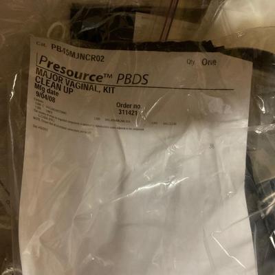 Medical Clean Up Kits.