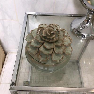 1024 Glass/Chrome Table Lot