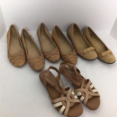 1003 Naturalizer Tan Leather Shoe Lot
