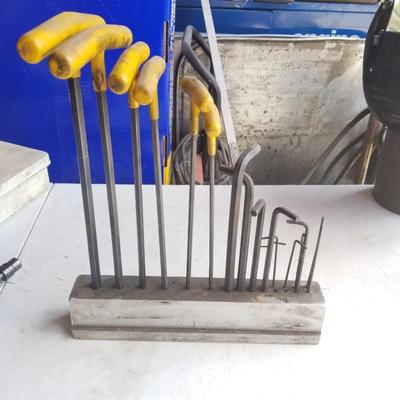 Allen Wrenchs with Stand