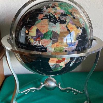 Globe With Metal Base