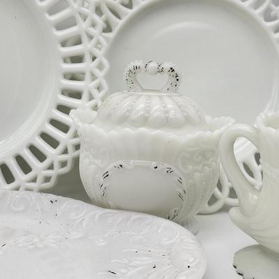 Vintage Milk Glass Lot
