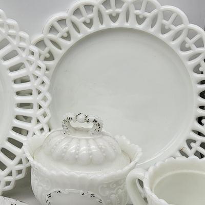 Vintage Milk Glass Lot