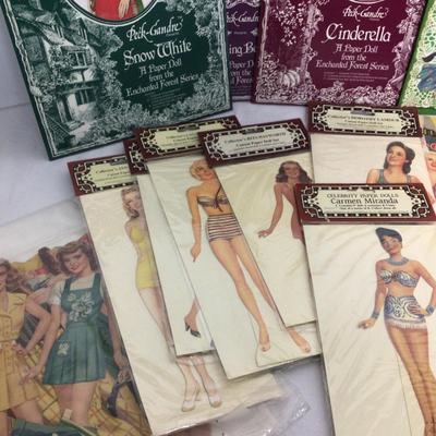 876 Hollywood Glamour Paper Doll Lot