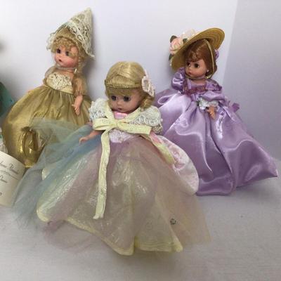 864 Madame Alexander 8â€ Dolls Lot