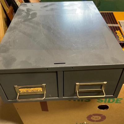 Two Drawer Index File Cabinet.