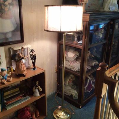 794 Brass Colored Floor Lamp