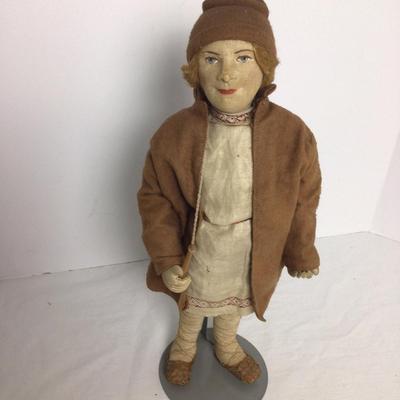 790 Antique Stockinette Russian Boy Doll