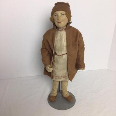 790 Antique Stockinette Russian Boy Doll