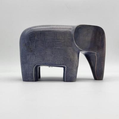 Soapstone Blue Elephant