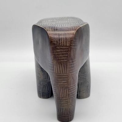 Soapstone Blue Elephant