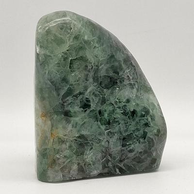 Polished Blue Green Rock Crystal