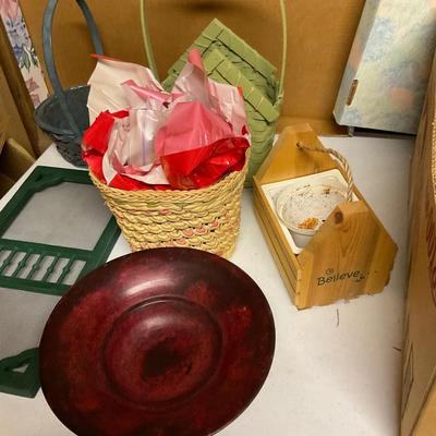 Baskets and Decor