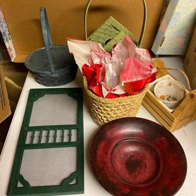 Baskets and Decor