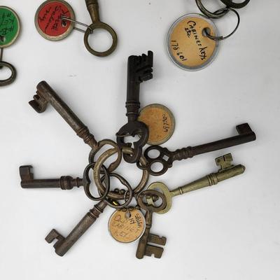 Antique LARGE Skeleton Key Lot