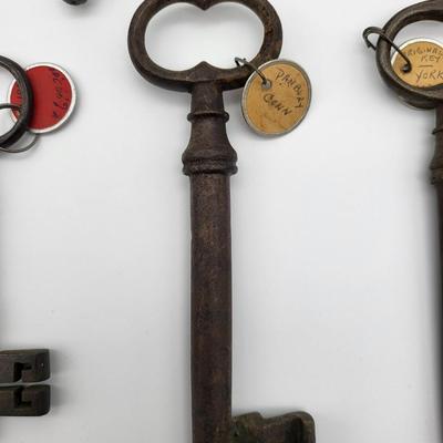 Antique LARGE Skeleton Key Lot