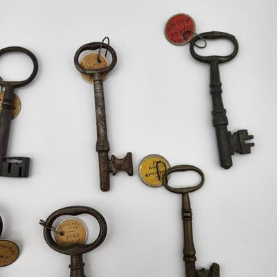 Antique LARGE Skeleton Key Lot
