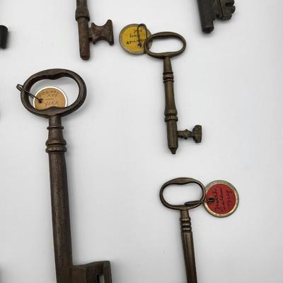 Antique LARGE Skeleton Key Lot